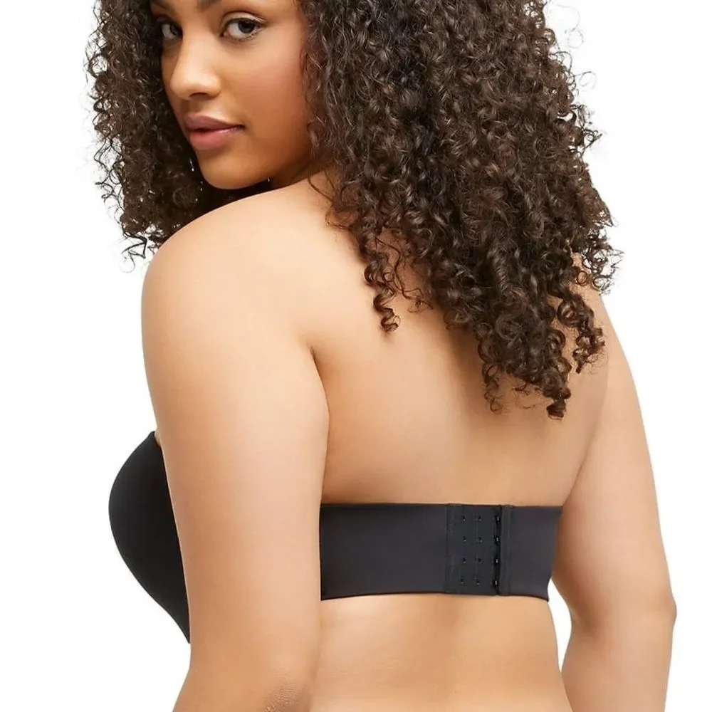 Maidenform Black Strapless Convertable Padded Bra